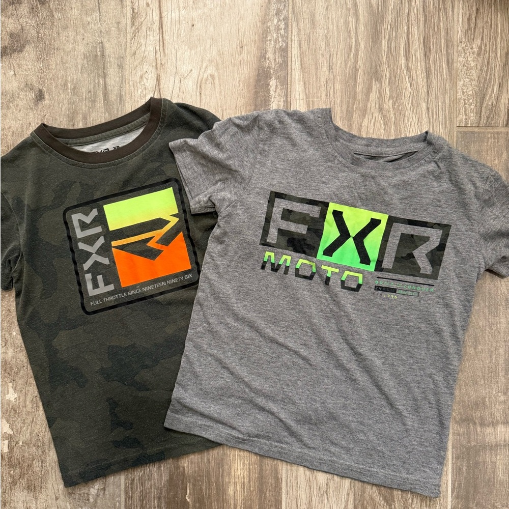 Kids' Camouflage and Gray T-Shirts